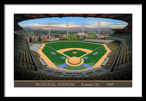 Municipal Stadium 1969 - Framed Print