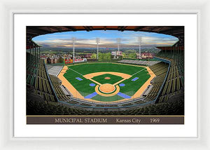 Municipal Stadium 1969 - Framed Print