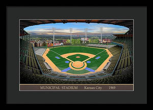 Municipal Stadium 1969 - Framed Print