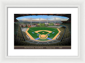 Municipal Stadium 1969 - Framed Print