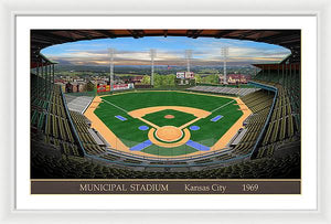 Municipal Stadium 1969 - Framed Print