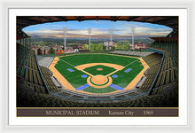 Load image into Gallery viewer, Municipal Stadium 1969 - Framed Print
