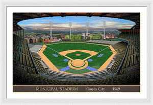 Municipal Stadium 1969 - Framed Print