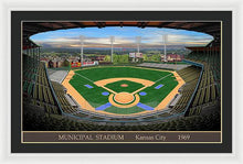 Load image into Gallery viewer, Municipal Stadium 1969 - Framed Print
