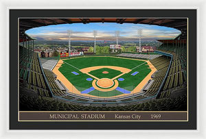 Municipal Stadium 1969 - Framed Print