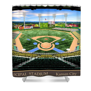 Municipal Stadium 1969 - Shower Curtain