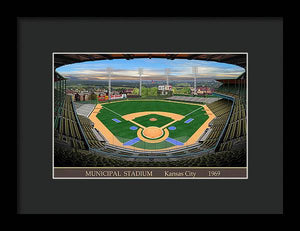 Municipal Stadium 1969 - Framed Print