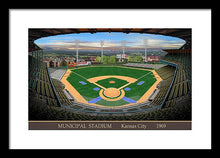 Load image into Gallery viewer, Municipal Stadium 1969 - Framed Print
