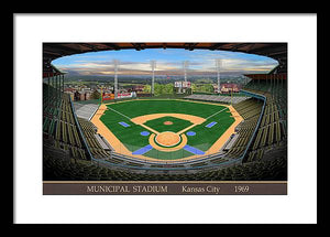 Municipal Stadium 1969 - Framed Print