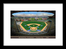 Load image into Gallery viewer, Municipal Stadium 1969 - Framed Print
