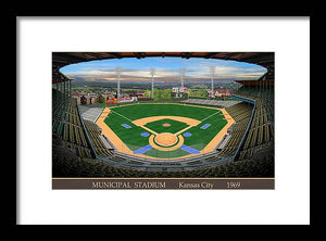 Municipal Stadium 1969 - Framed Print