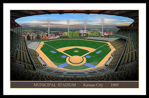 Municipal Stadium 1969 - Framed Print