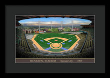 Load image into Gallery viewer, Municipal Stadium 1969 - Framed Print
