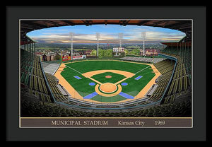 Municipal Stadium 1969 - Framed Print