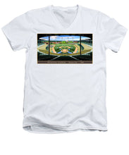 Load image into Gallery viewer, Municipal Stadium 1969 - Men&#39;s V-Neck T-Shirt

