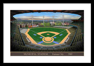 Municipal Stadium 1969 - Framed Print