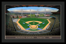 Load image into Gallery viewer, Municipal Stadium 1969 - Framed Print
