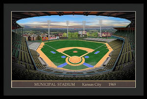 Municipal Stadium 1969 - Framed Print