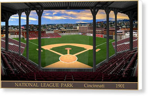 National League Park 1901 - Canvas Print