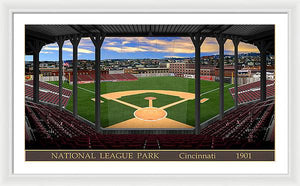 National League Park 1901 - Framed Print