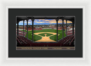 National League Park 1901 - Framed Print