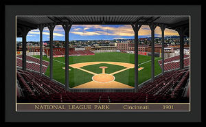 National League Park 1901 - Framed Print