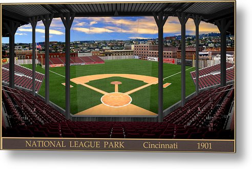 National League Park 1901 - Metal Print