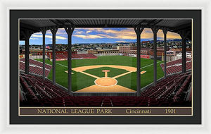 National League Park 1901 - Framed Print