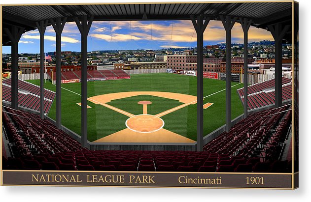 National League Park 1901 - Acrylic Print