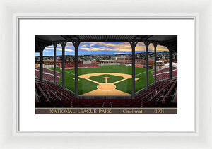 National League Park 1901 - Framed Print