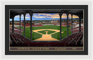 National League Park 1901 - Framed Print