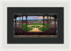 National League Park 1901 - Framed Print