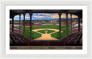 National League Park 1901 - Framed Print