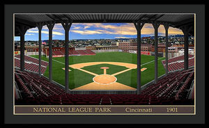 National League Park 1901 - Framed Print