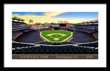 Load image into Gallery viewer, Nationals Park 2019 - Framed Print
