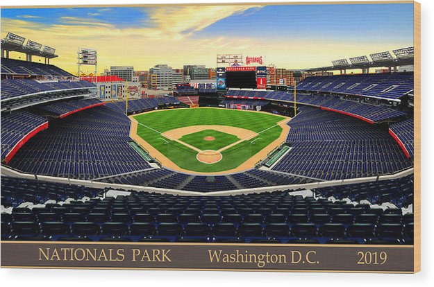 Nationals Park 2019 - Wood Print