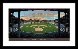 Navin Field 1912 - Framed Print