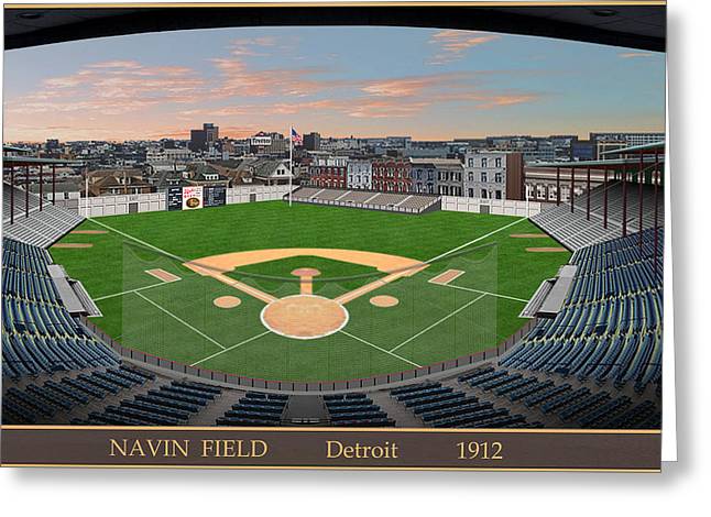 Navin Field 1912 - Greeting Card