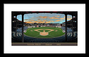 Navin Field 1912 - Framed Print