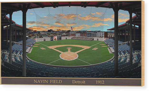 Navin Field 1912 - Wood Print