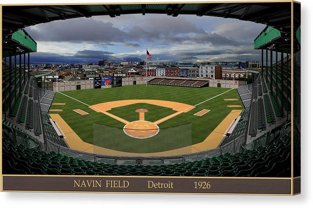 Navin Field 1927 - Canvas Print