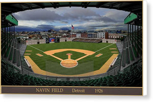 Navin Field 1927 - Canvas Print