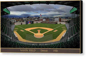 Navin Field 1927 - Canvas Print