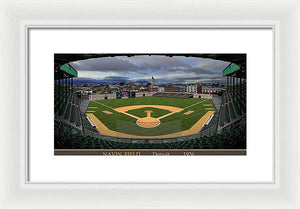 Navin Field 1927 - Framed Print