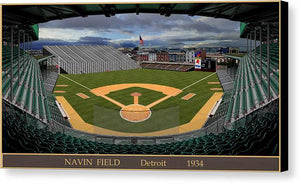 Navin Field 1934 - Canvas Print