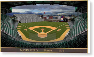 Navin Field 1934 - Canvas Print