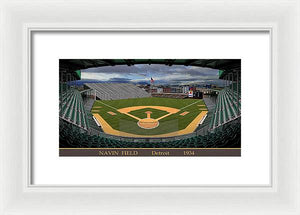 Navin Field 1934 - Framed Print