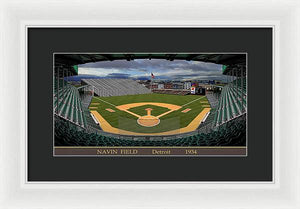 Navin Field 1934 - Framed Print