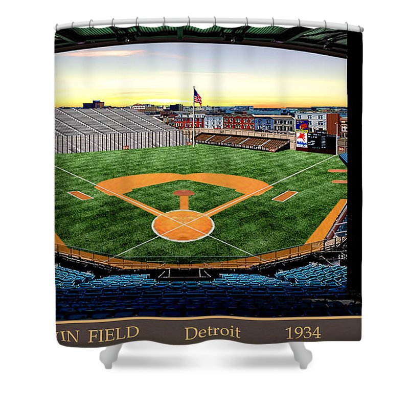 Navin Field 1934 - Shower Curtain