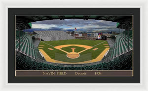 Navin Field 1934 - Framed Print